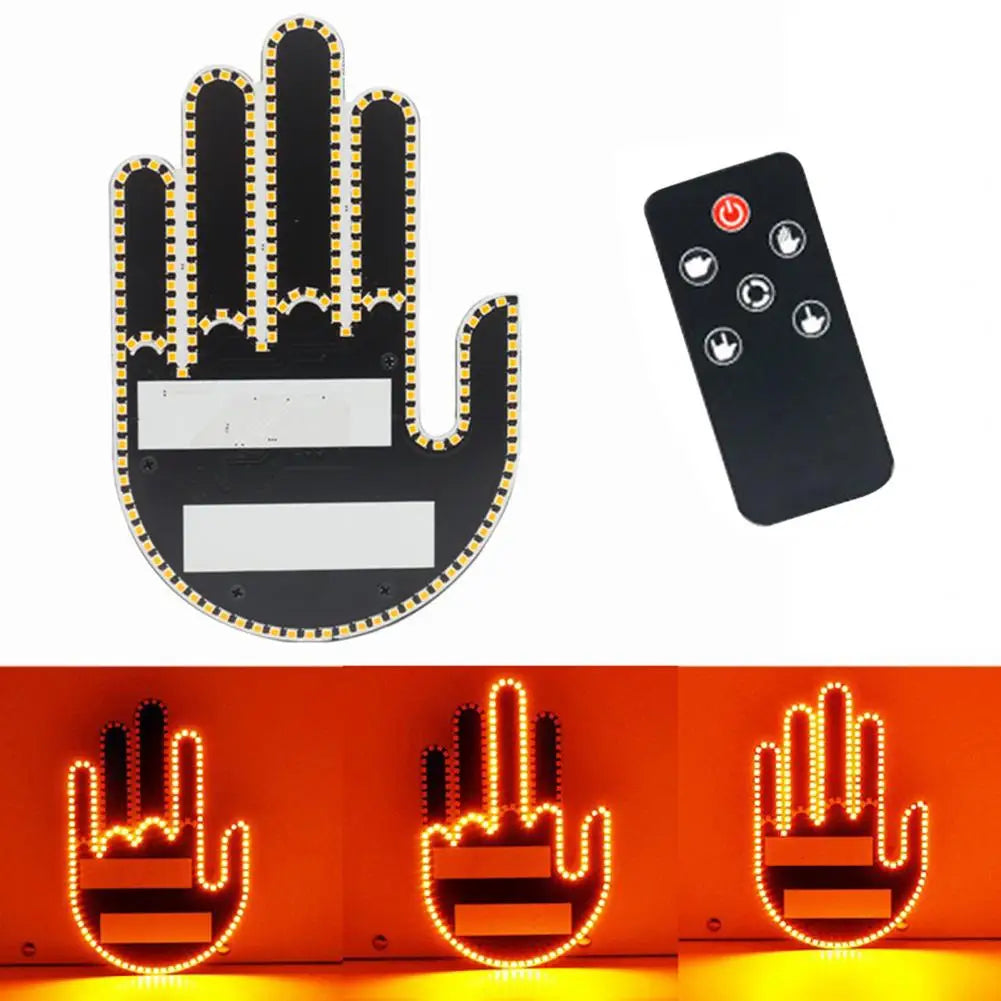 Car Gesture Light LED Car Indicator With Remote Control