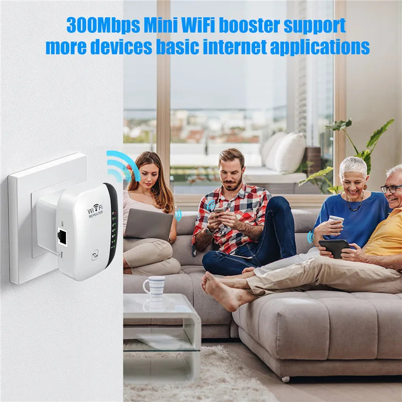 WIFI Repeater Remote Wi-Fi Amplifier For Home/Office 300Mbps