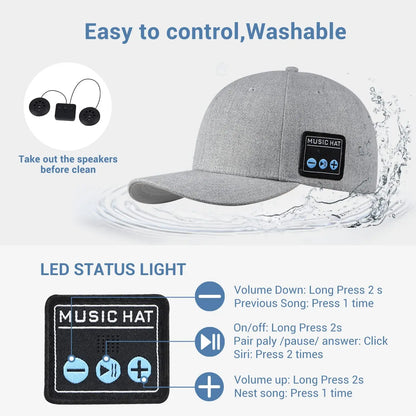 Earphone Hat New Multifunctional Bluetooth