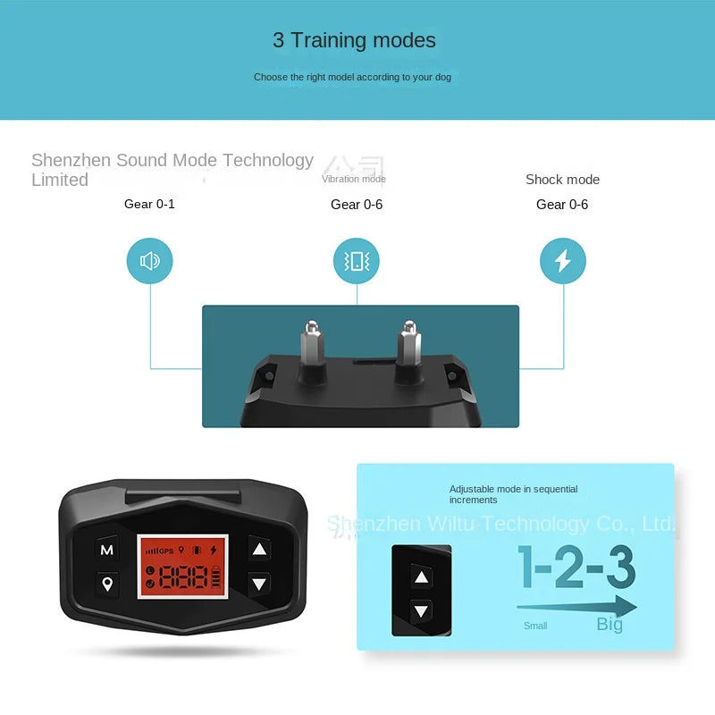 Dog outdoor wireless electronic intelligent GPS positioning pet