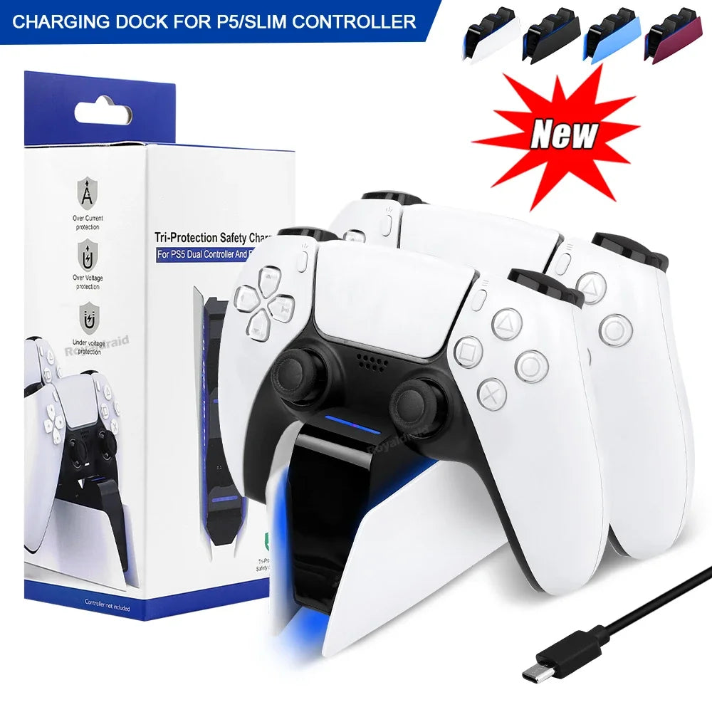 PS5 Controller Charging Station Fast Charger DualSens