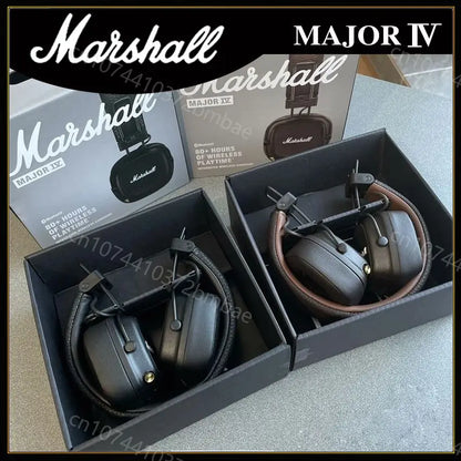 Bluetooth Headphone MARSHALL Major IV Classic - Deep Bass Foldable - Microphone Headset