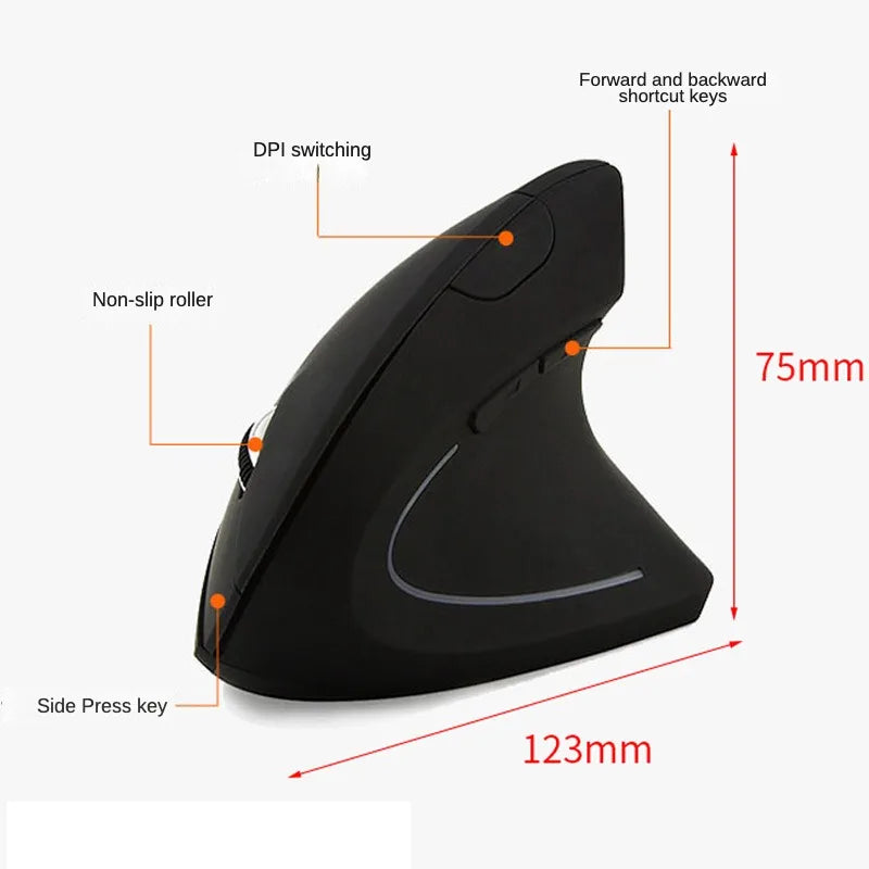 Mouse DUTRIEUX - Vertical Wireless Ergonomic 2.4G 6 Buttons