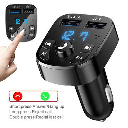 Car Fast Charger Player Dual Usb