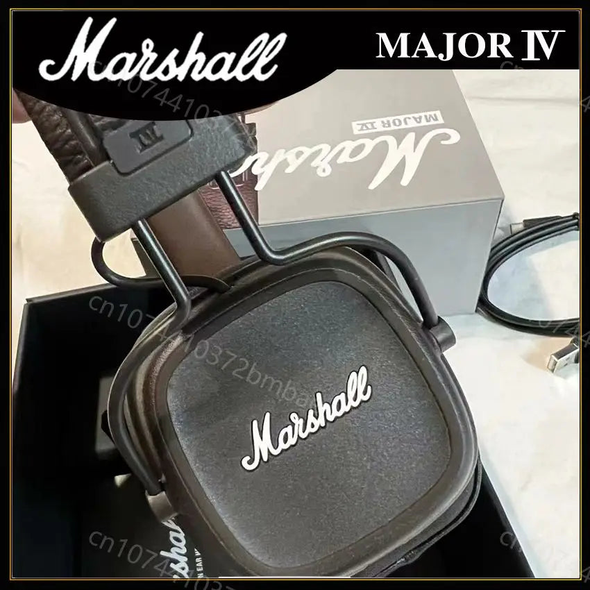 Bluetooth Headphone MARSHALL Major IV Classic - Deep Bass Foldable - Microphone Headset