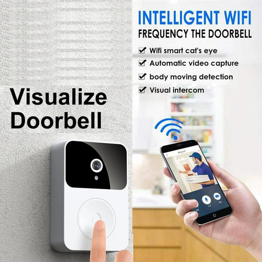 Doorbell Home WiFi Wireless WiFi Video Rechargeable Battery Powered Night Vision Camera