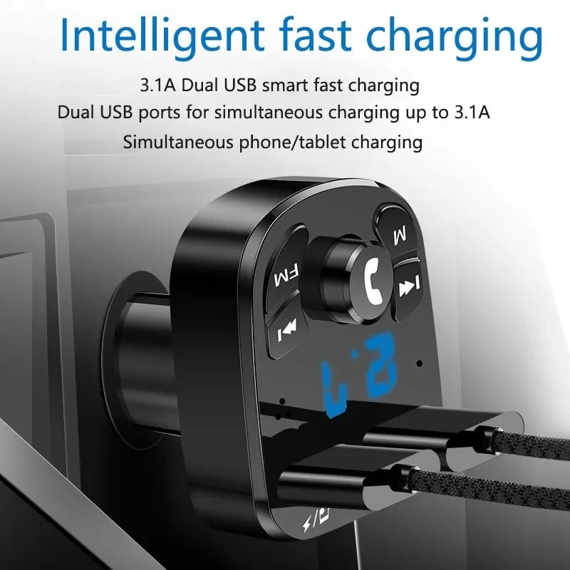 Car Fast Charger Player Dual Usb