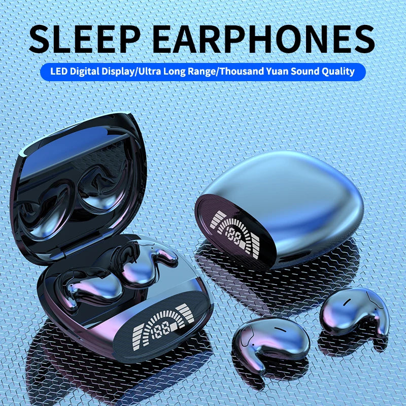 Wireless Earphone Invisible Bluetooth 5.3 version IPX5 Waterproof Noise Reduction