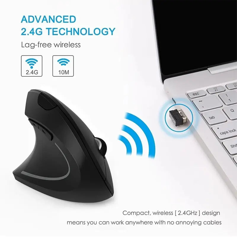 Mouse DUTRIEUX - Vertical Wireless Ergonomic 2.4G 6 Buttons