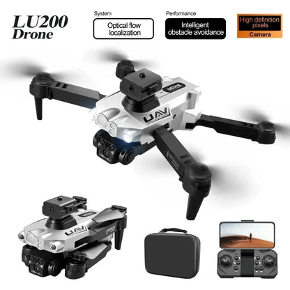 Drone - Lenovo LU200 Pro 8K GPS HD Aerial Photography Triple-camera Omnidirectional