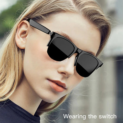 Smart Sunglasses Bluetooth Call Voice Assistant Listen Music