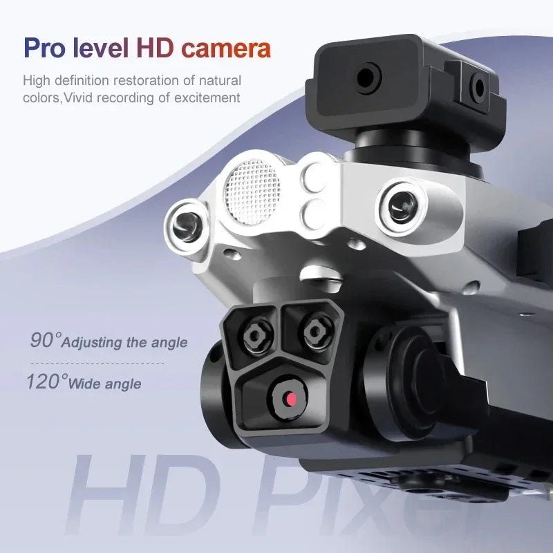 Drone - Lenovo LU200 Pro 8K GPS HD Aerial Photography Triple-camera Omnidirectional