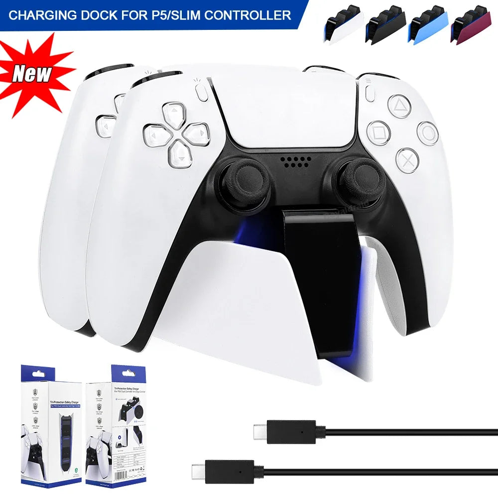 PS5 Controller Charging Station Fast Charger DualSens