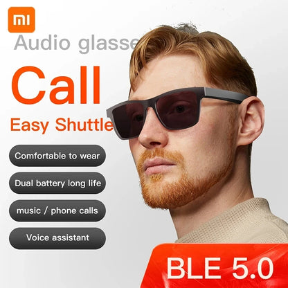 Smart SunGlasses XIAOMI Wireless Bluetooth 5.0 Sunglasses Outdoor Smart Sport Hands-Free Calling Calling Music Anti-Blue Eyeglasses