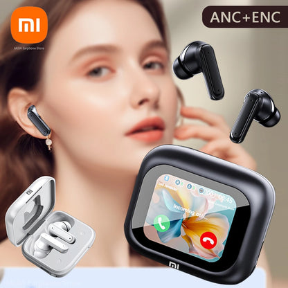 Wireless earphones bluetooth XIAOMI - New Full In Touch Screen Headphone ANC E18 Pro Bluetooth5.4 Noise Cancelling Earphone Wireless InEar ENC Earbuds With Mic