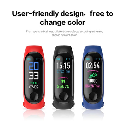 Smartwatch Digital Watch Bracelet with Heart Rate Monitoring Running Pedometer Colour Counter Health Sport Tracker