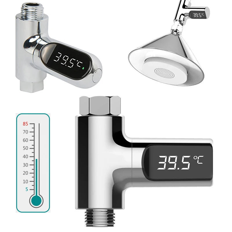 LED Display Household Water Shower Thermometer