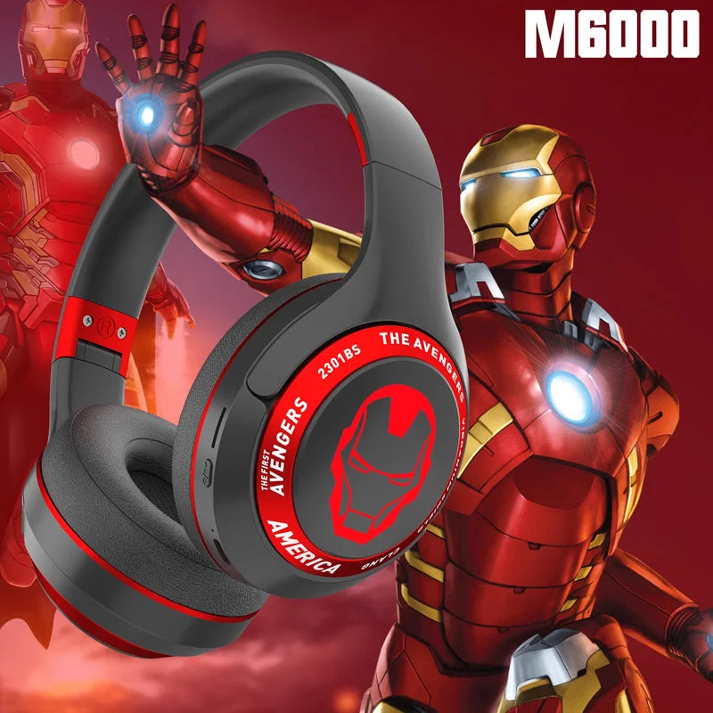 Bluetooth Headphones MARVEL Noise Cancellation HIFI Stereo Gaming Headset