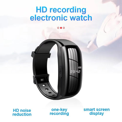 Smartwatch 8-256GB Video Mini Camera Watch Audio Voice Recorder Bracelet USB Flash Driver Dictaphone Noise Reduce