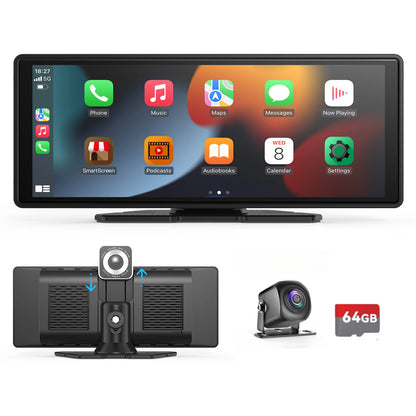 Car Screen Universal, Wireless with Carplay Android Auto, Car Touchscreen