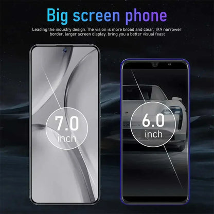 Smartphone S24 Ultra 7.0 HD Screen 16GB+1TB Dual Sim Face Unlocked 5G Original Mobile Phones Android