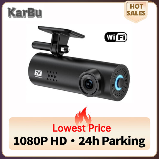 Dash Cam KARBU - 1080P for Car Camera Wifi Night Vision 24h Parking Monitor