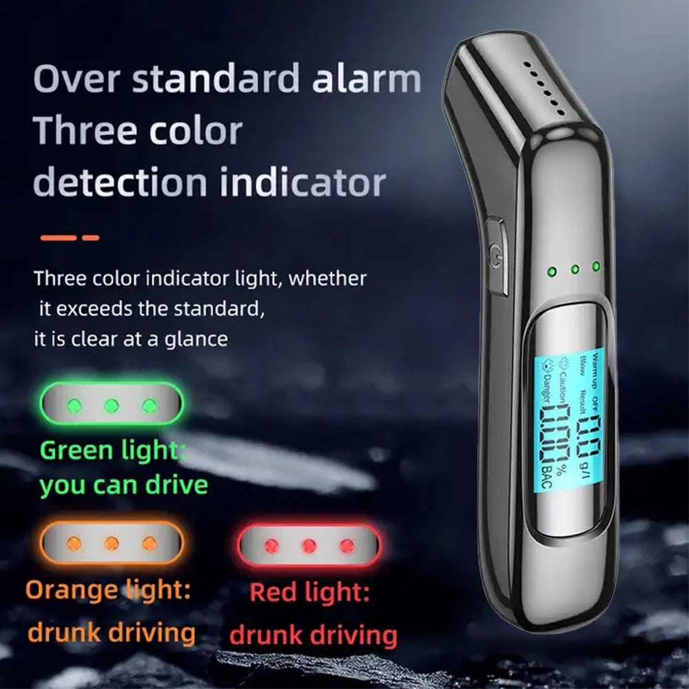 Alcohol Tester Professional No Contact - Accuracy Drunk Driving Test