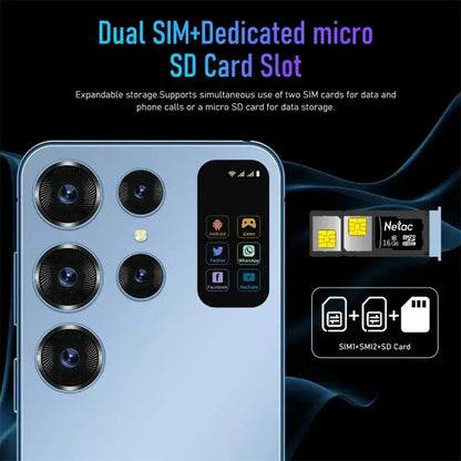 Smartphone S24 Ultra 7.0 HD Screen 16GB+1TB Dual Sim Face Unlocked 5G Original Mobile Phones Android