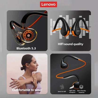 Bluetooth Headphone LENOVO - Original X7 Air Conduction Wireless 5.3