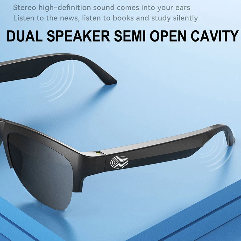 Smart Sunglasses Bluetooth Call Voice Assistant Listen Music