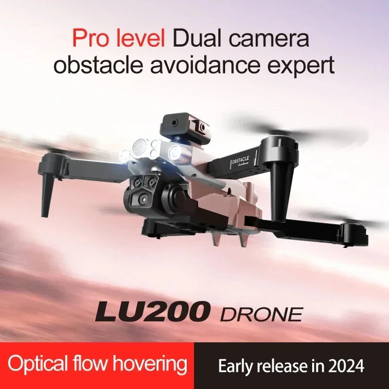 Drone - Lenovo LU200 Pro 8K GPS HD Aerial Photography Triple-camera Omnidirectional