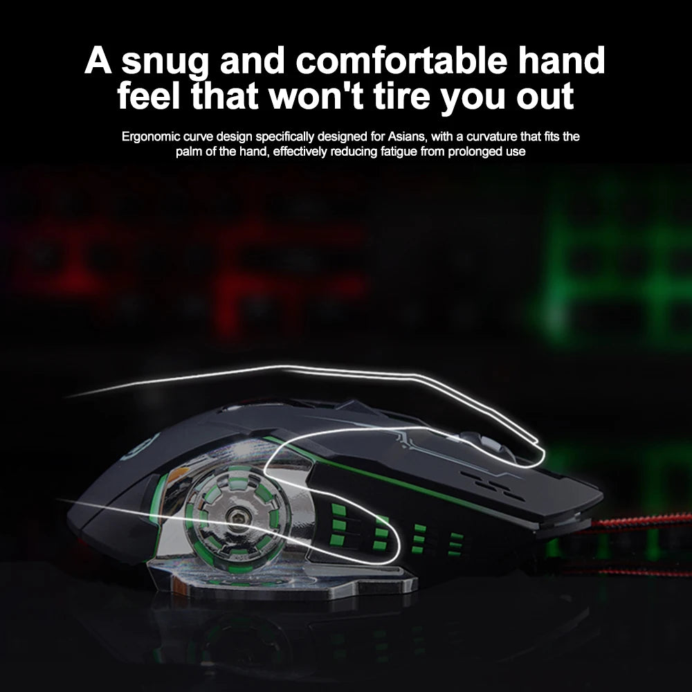 Mouse Gaming 2.4G Rechargeable Wireless bluetooth USB