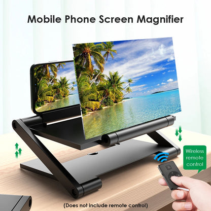 3D Screen Amplifier, HD Cell Phone Folding Mobile Magnifying Glass HD Projector Screen