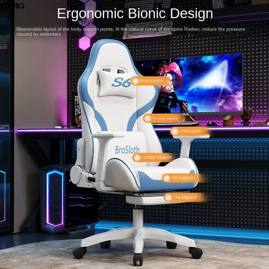 Ergonomic sports Gaming Chair Lift Reclining