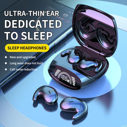 Wireless Earphone Invisible Bluetooth 5.3 version IPX5 Waterproof Noise Reduction