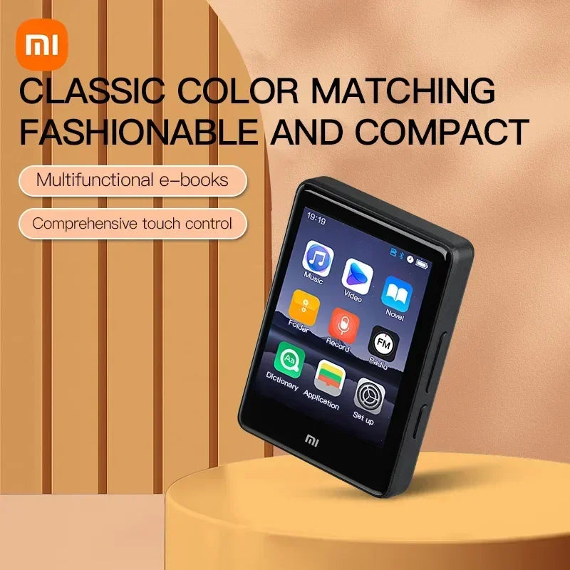 MP4 XIAOMI - S18 Bluetooth Player 2.4 Inch Touch Screen Portable HiFi Stereo Music E-book Learning MP3 Walkman Built-in Speaker