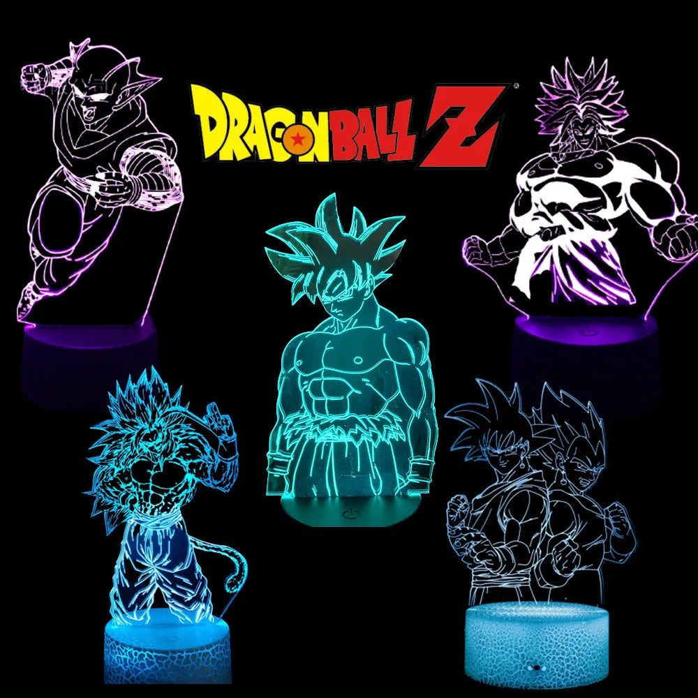 3D Lamp - Dragon Ball Z PVC Action Figures