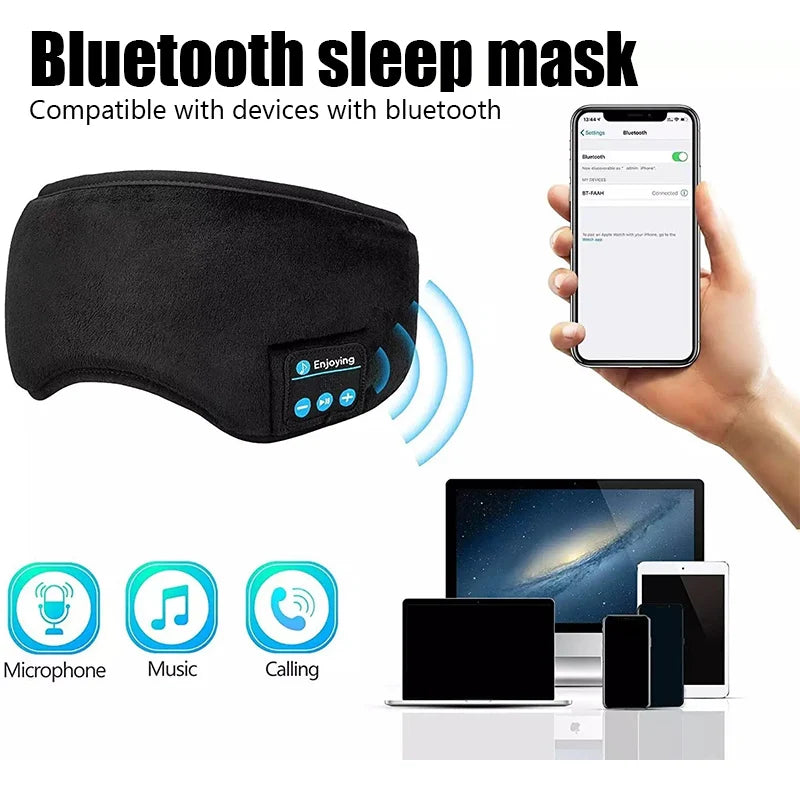 Sleeping Headphones Original Bluetooth Soft Elastic Wireless Music Earphones