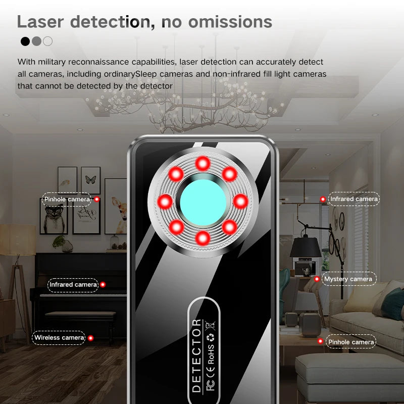 MITWOO - Laser Infrared Detector Signal GPS Anti Spy Detector