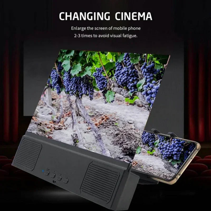 3D Screen Amplifier Magnifying Glass HD Video Amplifier Phone Stand Enlarged Screen Bracket