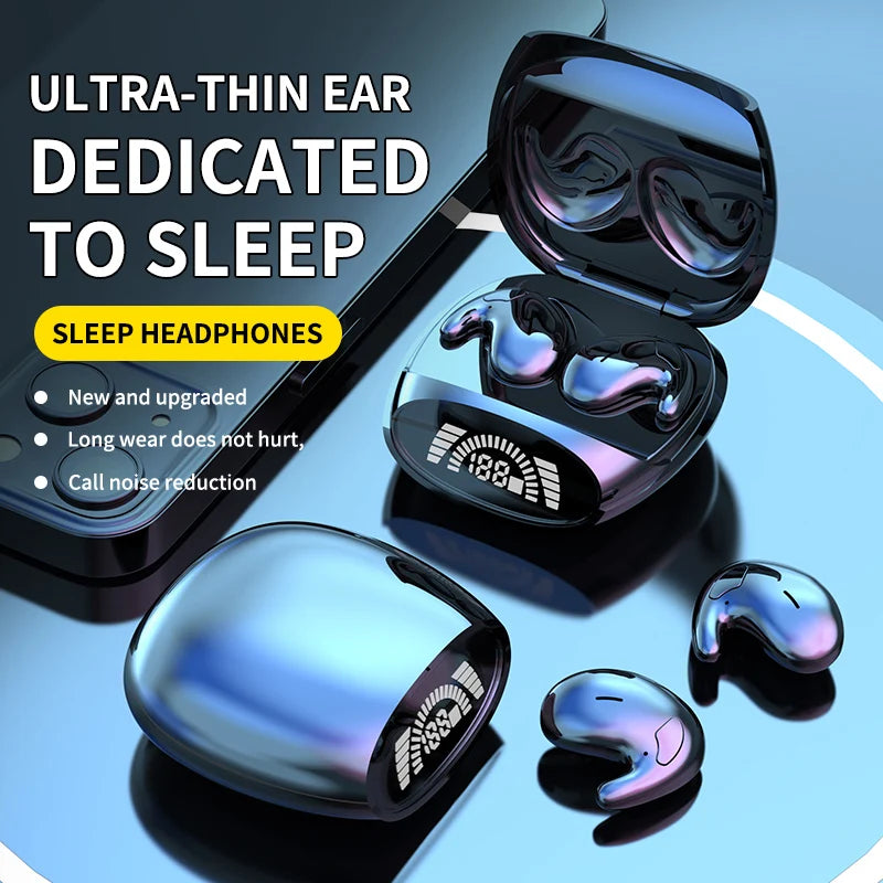 Wireless Earphone Invisible Bluetooth 5.3 version IPX5 Waterproof Noise Reduction