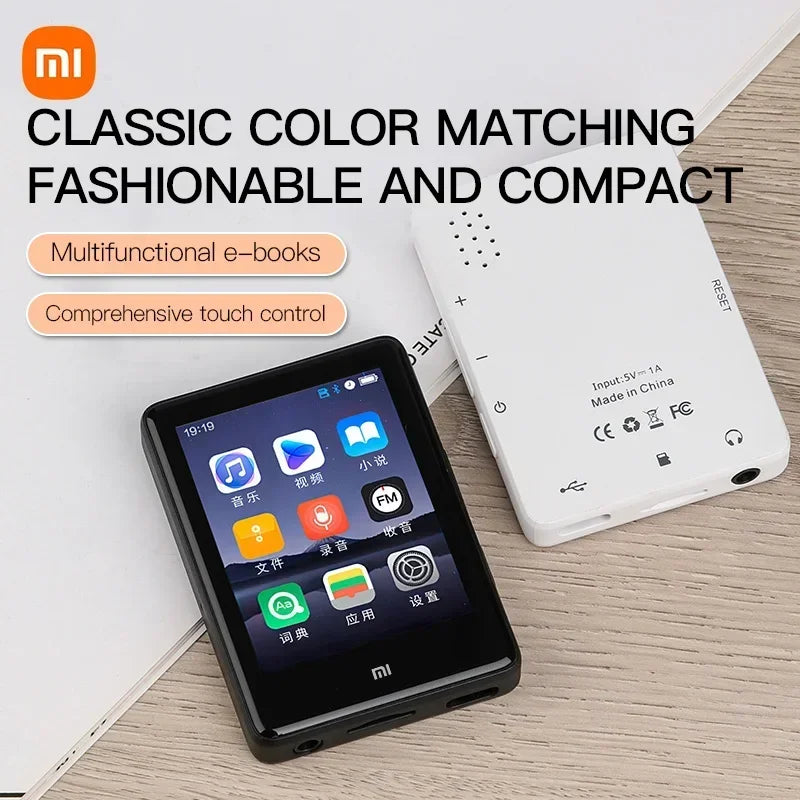 MP4 XIAOMI - S18 Bluetooth Player 2.4 Inch Touch Screen Portable HiFi Stereo Music E-book Learning MP3 Walkman Built-in Speaker